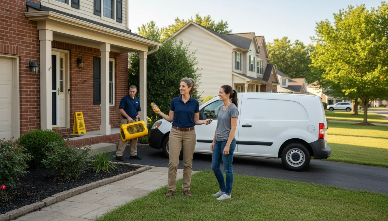 Residential water damage restoration in Hancock, VT